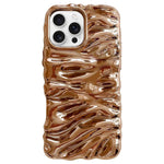 Custodia per telefono in TPU con texture cremosa e rivestimento galvanico, copertura completa., For iPhone 17, For iPhone 16 Pro Max