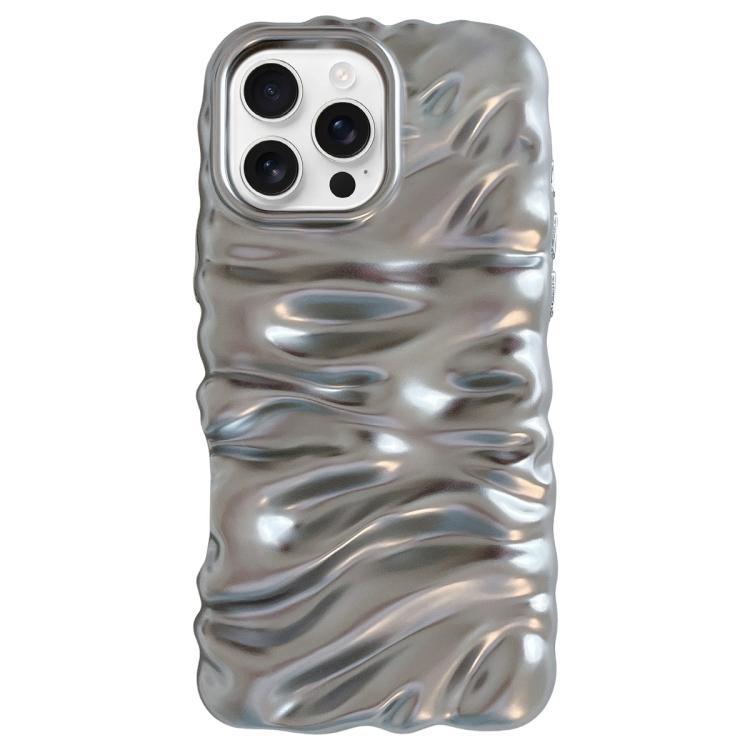 Custodia per telefono in TPU con texture cremosa e rivestimento galvanico, copertura completa., For iPhone 17, For iPhone 16 Pro Max
