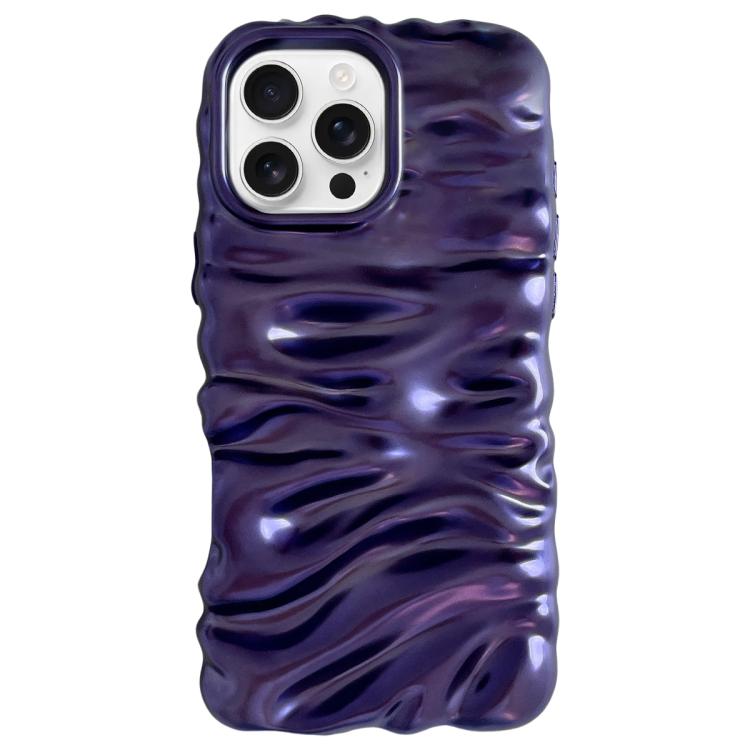 Custodia per telefono in TPU con texture cremosa e rivestimento galvanico, copertura completa., For iPhone 16 Pro, For iPhone 16