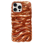 Custodia per telefono in TPU con texture cremosa e rivestimento galvanico, copertura completa., For iPhone 15 Pro Max, For iPhone 15 Pro
