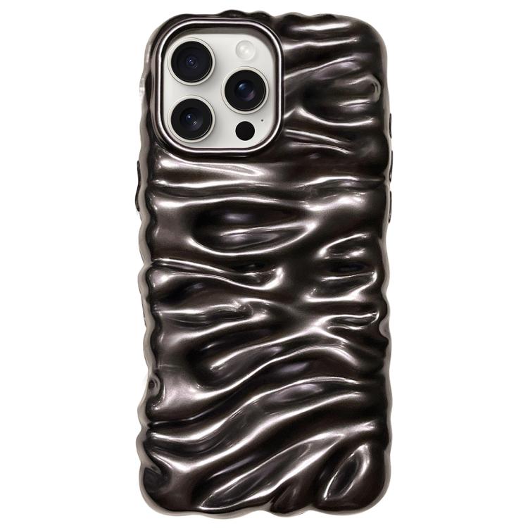 Custodia per telefono in TPU con texture cremosa e rivestimento galvanico, copertura completa., For iPhone 15 Pro Max, For iPhone 15 Pro