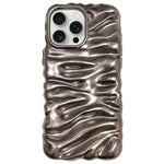 Custodia per telefono in TPU con texture cremosa e rivestimento galvanico, copertura completa., For iPhone 15 Pro Max, For iPhone 15 Pro