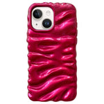 Custodia per telefono in TPU con texture cremosa e rivestimento galvanico, copertura completa., For iPhone 15 Plus, For iPhone 15
