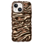 Custodia per telefono in TPU con texture cremosa e rivestimento galvanico, copertura completa., For iPhone 15 Plus, For iPhone 15
