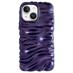 Custodia per telefono in TPU con texture cremosa e rivestimento galvanico, copertura completa., For iPhone 15 Plus, For iPhone 15