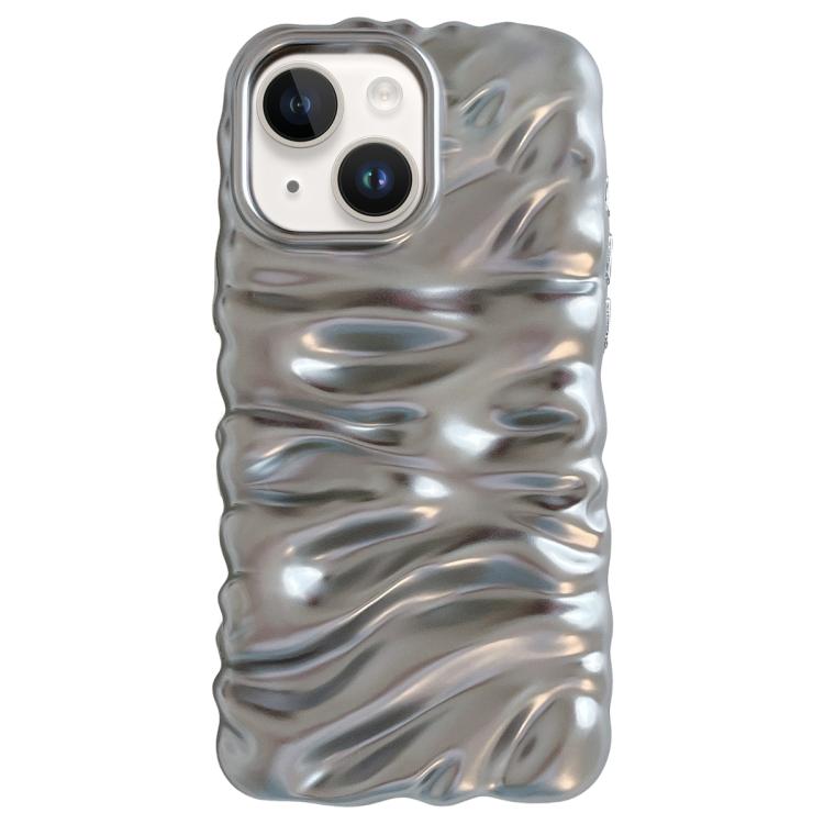 Custodia per telefono in TPU con texture cremosa e rivestimento galvanico, copertura completa., For iPhone 14 Plus, For iPhone 14