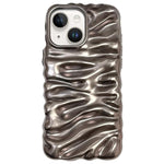 Custodia per telefono in TPU con texture cremosa e rivestimento galvanico, copertura completa., For iPhone 13