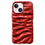 Custodia per telefono in TPU con texture cremosa e rivestimento galvanico, copertura completa., For iPhone 13