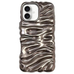 Custodia per telefono in TPU con texture cremosa e rivestimento galvanico, copertura completa., For iPhone 18