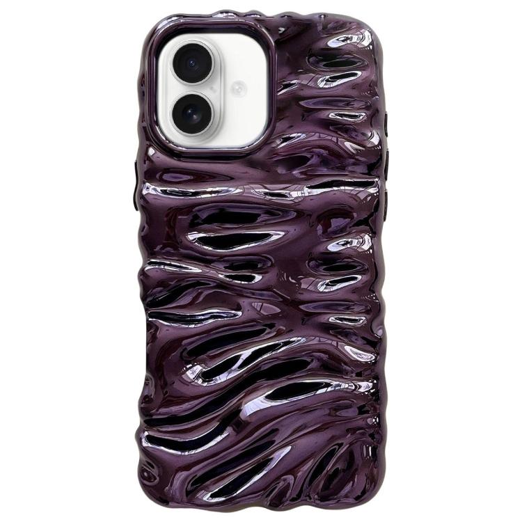 Custodia per telefono in TPU con texture cremosa e rivestimento galvanico, copertura completa., For iPhone 18