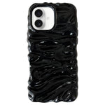Custodia per telefono in TPU con texture cremosa e rivestimento galvanico, copertura completa., For iPhone 18