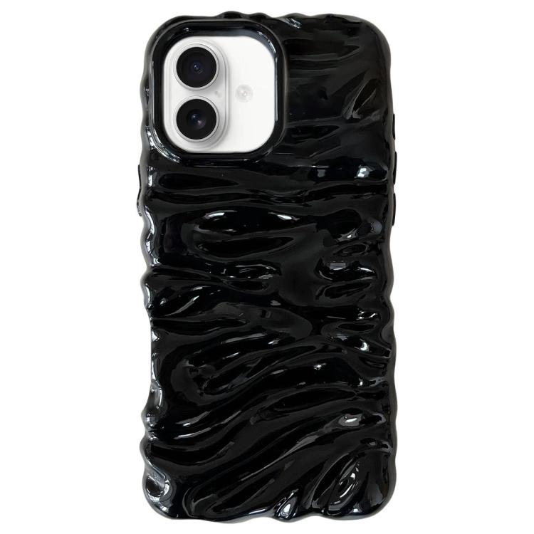 Custodia per telefono in TPU con texture cremosa e rivestimento galvanico, copertura completa., For iPhone 18