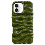 Custodia per telefono in TPU con texture cremosa e rivestimento galvanico, copertura completa., For iPhone 18