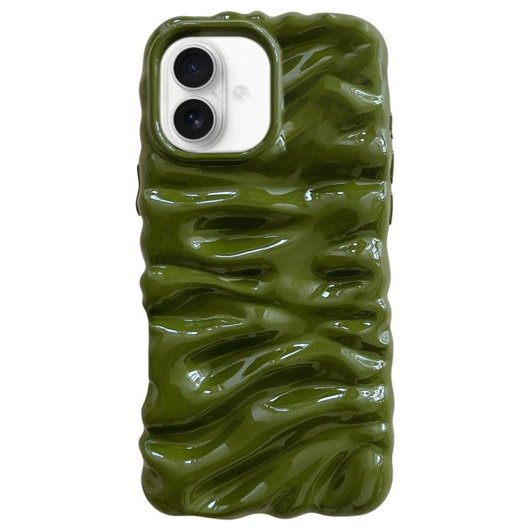 Custodia per telefono in TPU con texture cremosa e rivestimento galvanico, copertura completa., For iPhone 18