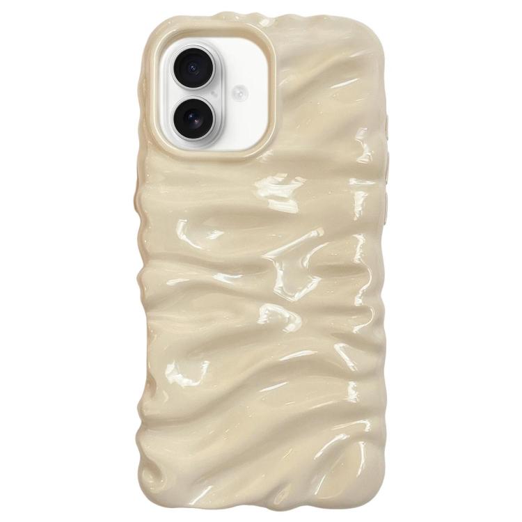 Custodia per telefono in TPU con texture cremosa e rivestimento galvanico, copertura completa., For iPhone 18