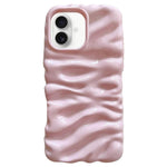 Custodia per telefono in TPU con texture cremosa e rivestimento galvanico, copertura completa., For iPhone 18
