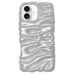 Custodia per telefono in TPU con texture cremosa e rivestimento galvanico, copertura completa., For iPhone 18