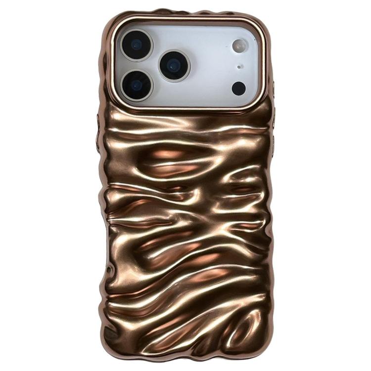 Custodia per telefono in TPU con texture cremosa e rivestimento galvanico, copertura completa., For iPhone 18 Pro