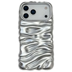 Custodia per telefono in TPU con texture cremosa e rivestimento galvanico, copertura completa., For iPhone 18 Pro