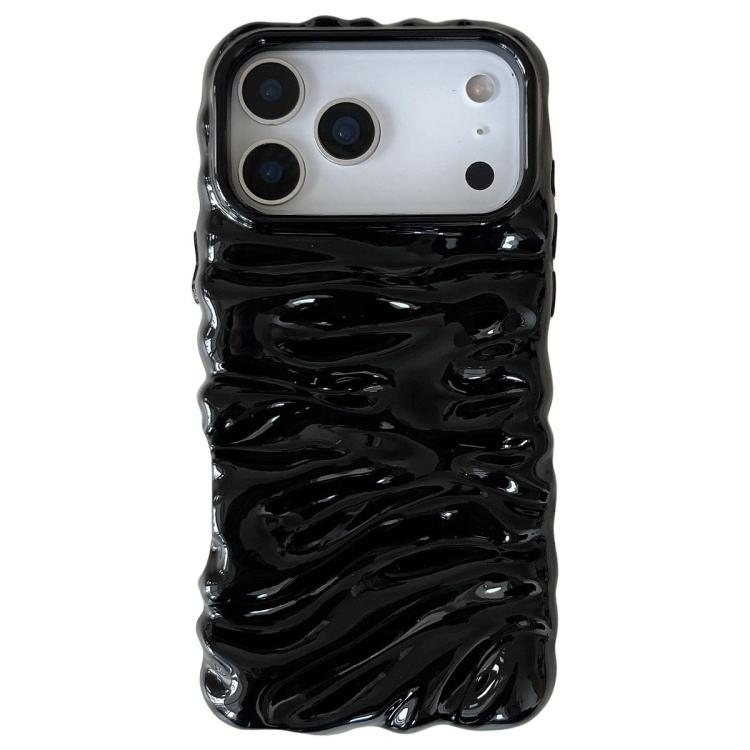 Custodia per telefono in TPU con texture cremosa e rivestimento galvanico, copertura completa., For iPhone 18 Pro