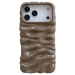 Custodia per telefono in TPU con texture cremosa e rivestimento galvanico, copertura completa., For iPhone 18 Pro