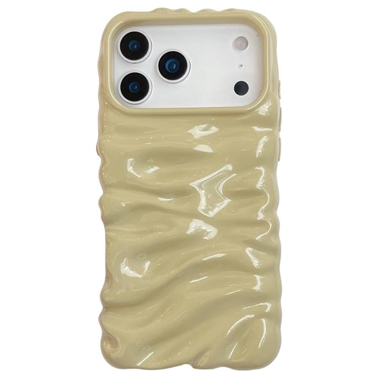 Custodia per telefono in TPU con texture cremosa e rivestimento galvanico, copertura completa., For iPhone 18 Pro