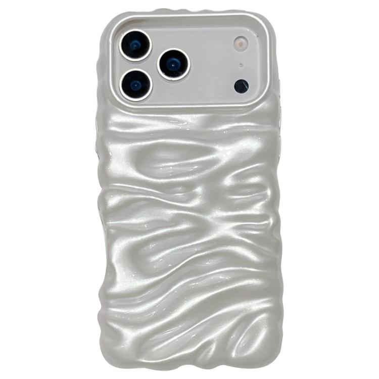 Custodia per telefono in TPU con texture cremosa e rivestimento galvanico, copertura completa., For iPhone 18 Pro