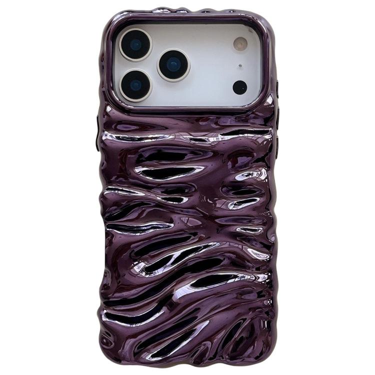 Custodia per telefono in TPU con texture cremosa e rivestimento galvanico, copertura completa., For iPhone 18 Pro Max