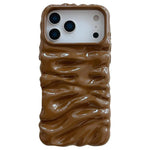 Custodia per telefono in TPU con texture cremosa e rivestimento galvanico, copertura completa., For iPhone 18 Pro Max