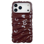Custodia per telefono in TPU con texture cremosa e rivestimento galvanico, copertura completa., For iPhone 18 Pro Max