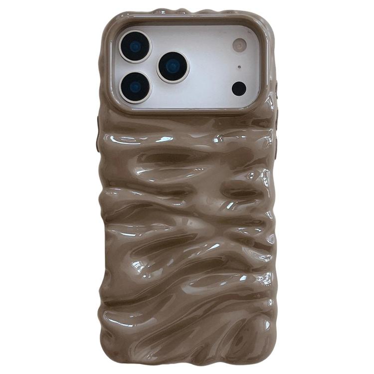 Custodia per telefono in TPU con texture cremosa e rivestimento galvanico, copertura completa., For iPhone 18 Pro Max