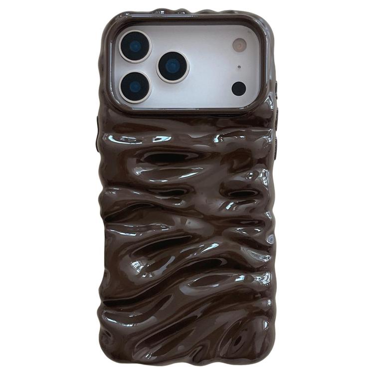 Custodia per telefono in TPU con texture cremosa e rivestimento galvanico, copertura completa., For iPhone 18 Pro Max
