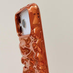 Custodia per telefono in TPU con texture cremosa e rivestimento galvanico, copertura completa., For iPhone 15 Pro Max, For iPhone 15 Pro