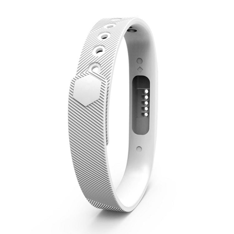 Cinturino in silicone con fibbia in metallo e pellicola traslucida per Fitbit Flex 2 xDfind, S, L