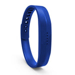 Cinturino in silicone con fibbia in metallo e pellicola traslucida per Fitbit Flex 2 xDfind, S, L