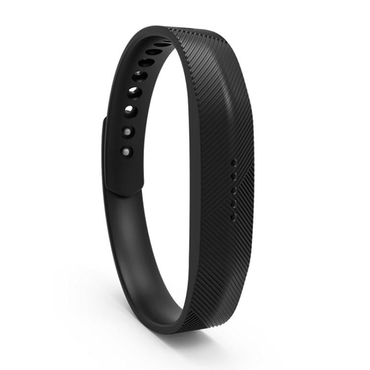 Cinturino in silicone con fibbia in metallo e pellicola traslucida per Fitbit Flex 2 xDfind, S, L