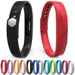 Cinturino in silicone con fibbia in metallo e pellicola traslucida per Fitbit Flex 2 xDfind, S, L
