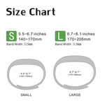 Cinturino in silicone con fibbia in metallo e pellicola traslucida per Fitbit Flex 2 xDfind, S, L