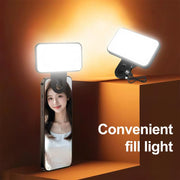 Mini luce di riempimento portatile con clip 200mAh