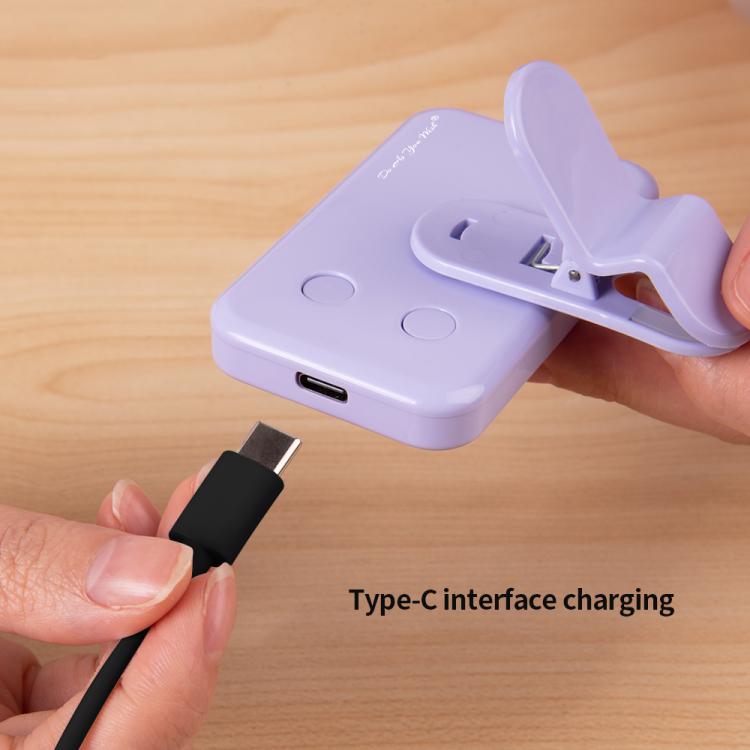 Mini luce di riempimento portatile con clip, 200mAh