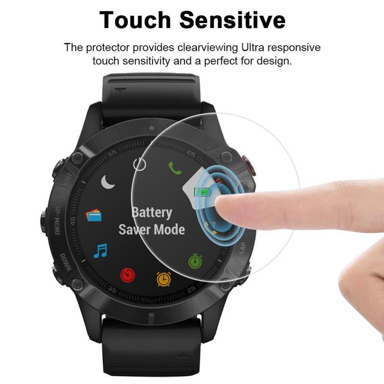 5 pezzi xDfind Pellicola protettiva in idrogel morbido per la parte frontale dell'orologio, For Garmin Fenix 6, For Garmin Forerunner 945, For Garmin Bounce, For Garmin EPIX Gen 2, For Garmin vivosmart 4