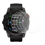 5 pezzi xDfind Pellicola protettiva in idrogel morbido per la parte frontale dell'orologio, For Garmin Fenix 6, For Garmin Forerunner 945, For Garmin Bounce, For Garmin EPIX Gen 2, For Garmin vivosmart 4