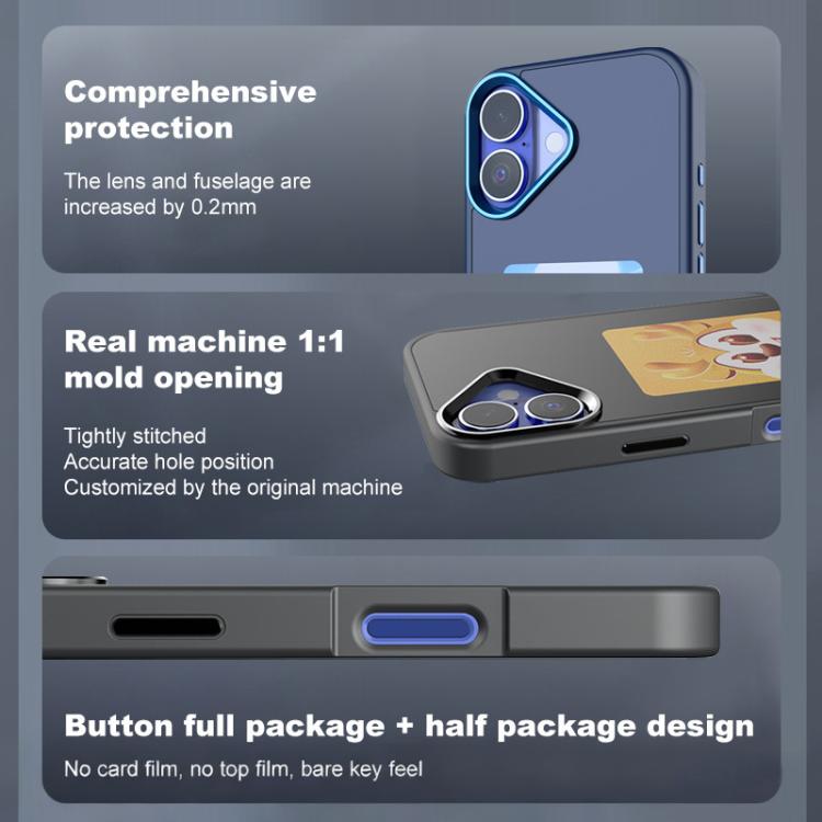 Custodia per telefono fai-da-te con schermo e-ink a quattro colori e NFC., For iPhone 17 Pro Max, For iPhone 17 Pro