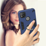 Custodia TPU Armor Series con anello per smartphone compatibili