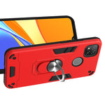 Custodia TPU Armor Series con anello per smartphone compatibili