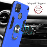Custodia TPU Armor Series con anello per smartphone compatibili