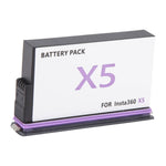 Batteria JH-X5 da 2800 mAh per action camera Insta360 X5., For Insta360 X5