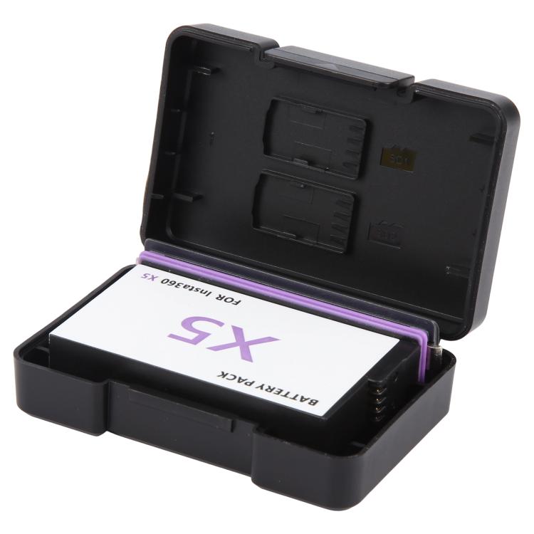Batteria JH-X5 da 2800 mAh per action camera Insta360 X5., For Insta360 X5