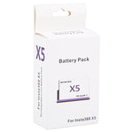 Batteria JH-X5 da 2800 mAh per action camera Insta360 X5., For Insta360 X5