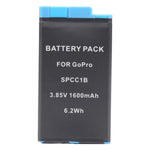 SPCC1B Batteria da 1600 mAh per action camera GoPro Max, For GoPro Max